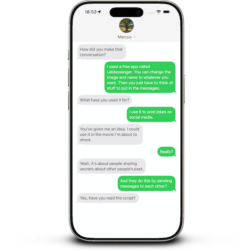 Image of a full conversation with Marcus